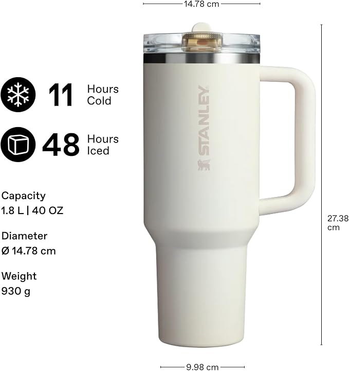 Stanley 1913 (スタンレー 1913) クエンチャー プロツアー フリップストロー 真空断熱タンブラー チョーク 30 oz / 0.89 L