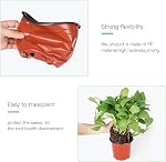 JERIA 100-Pack 6 Pots de chambre de bébé en plastique de pouce 100 Étiquettes de Pcs, Pots de démarrage de semences,Contenant de plantes de fleurs pour suceurs, Découpes, Transplantation