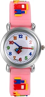 Orologio Quarzo per Studenti Bambini Cinturino Silicone Quadrante Digitale Impermeabile, Colore a scelta