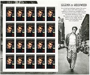 USPS James Dean Briefmarkenbogen, Scott 3082