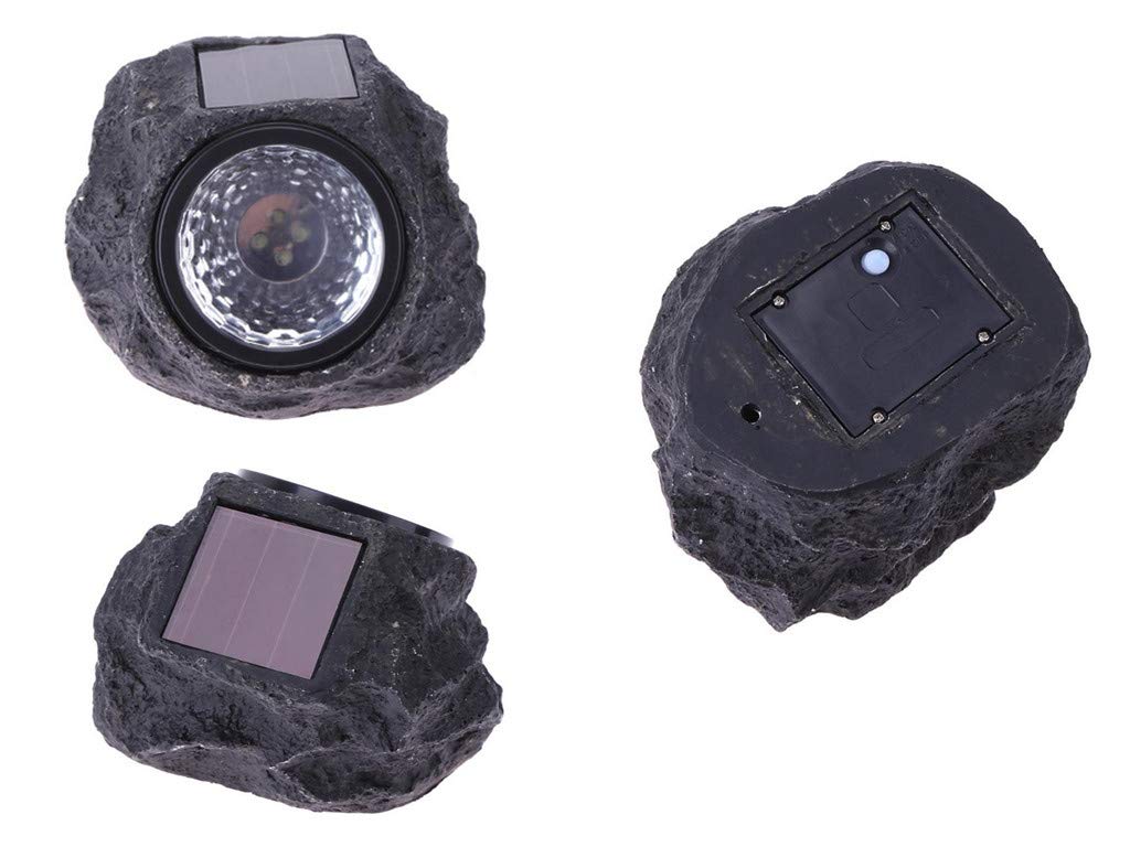 Solar Rock Lights Outdoor, IP65 Waterproof Solar Landscape Spotlights - View #8