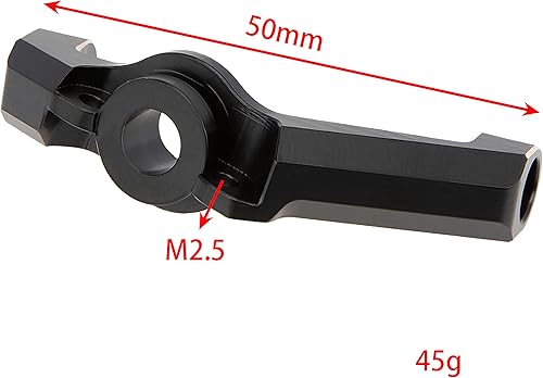 Miniatura 3 de MEUS RACING Modelo RC 118 de latón C-hubs de coche delantero Portal actualizaciones de eje de portal delantero 071ozjuego para AXIAL UTB18 Capra