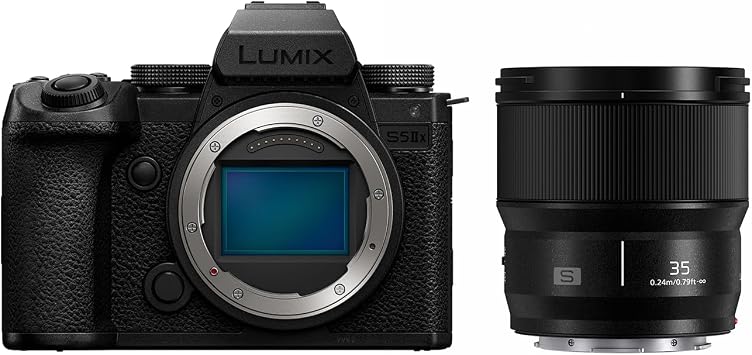 Panasonic LUMIX S5IIX Mirrorless Camera DC-S5M2XBODY with LUMIX S Series 35mm F1.8 Lens S-S35
