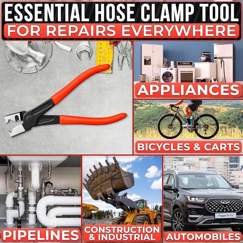 Alicate de braçadeira de mangueira tipo Clic-R automotivo - Braçadeiras de mangueira Alicates de bra