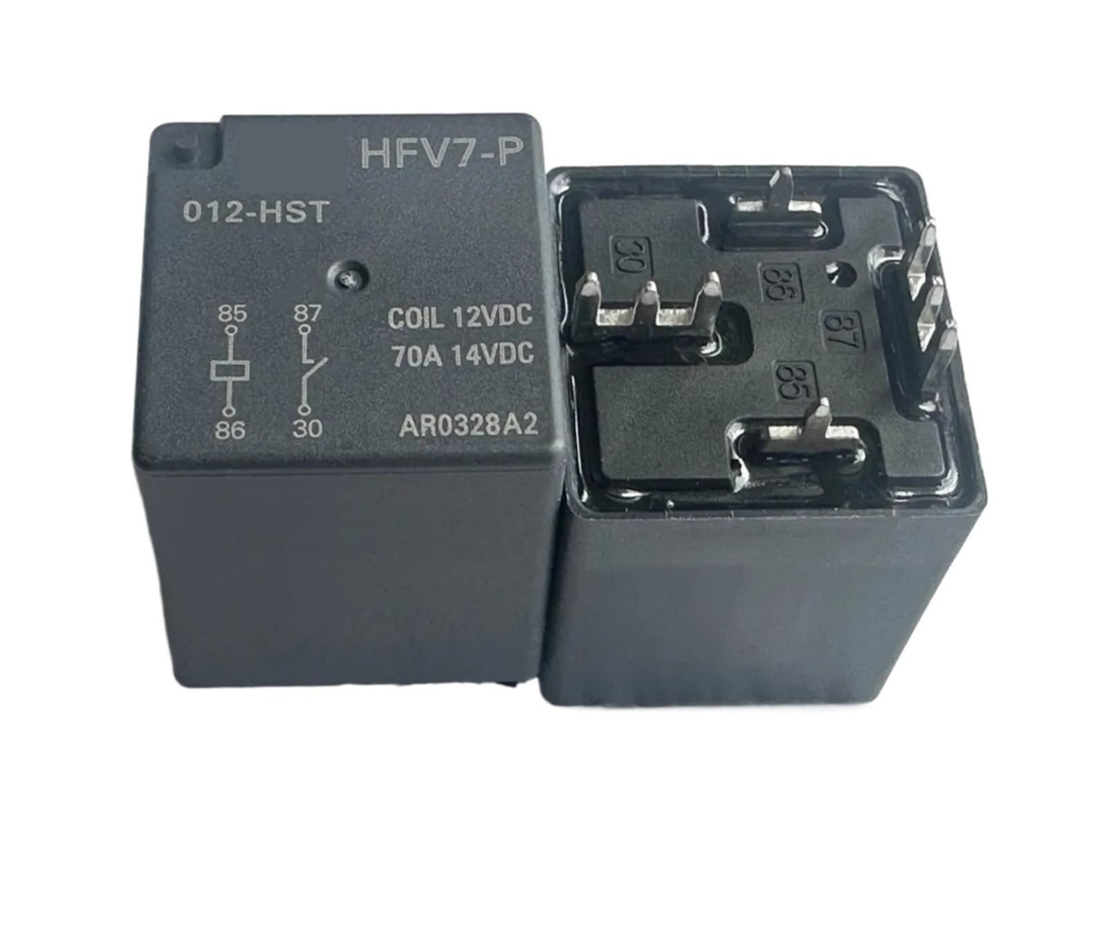 Kc72d3k One Color Hfv7-P 012-Hst (V7ea-Coil:12v-70A) Relay 4Pins