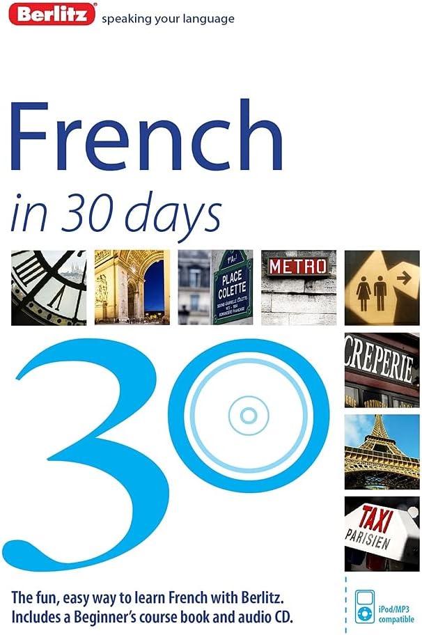 Berlitz French in 30 Days Audio CD – CD, July 1, 2014