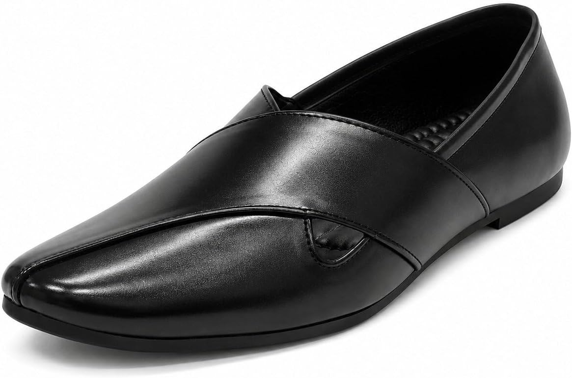 Punjabi Mojaris - Men's Wedding Shoes for Groom, Khussa Traditional Indian Footwear, Ethnic Authentic Peshawari Loafers, Slippers