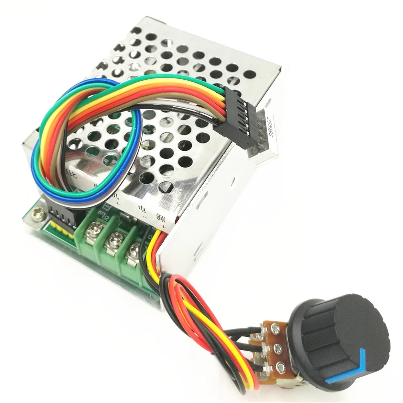 50 Uds. Controlador de velocidad del motor de CC PWM pantalla Digital 0 ~ Módulo de accionamiento ajustable 6V ~ 60V entrada Max30A con funda
