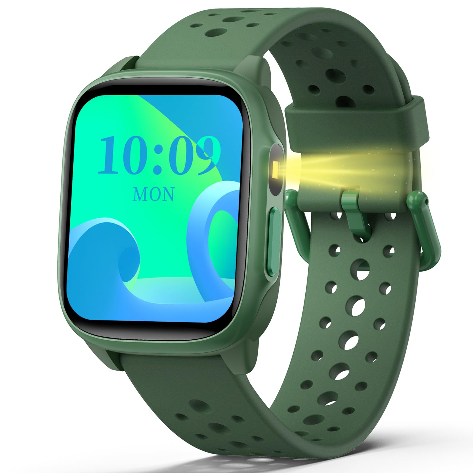 meoonley Smartwatch per Bambini, Activity Tracker da 1.5" per Ragazzi, monitoraggio benessere e sonno, Frequenza Cardiaca, Giochi di puzzle, Funziona Senza App/Telefono, Regalo per Ragazzi 6-15 Anni
