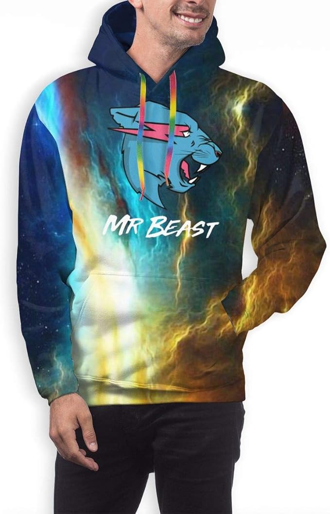 mr beast moletom com capuz signed