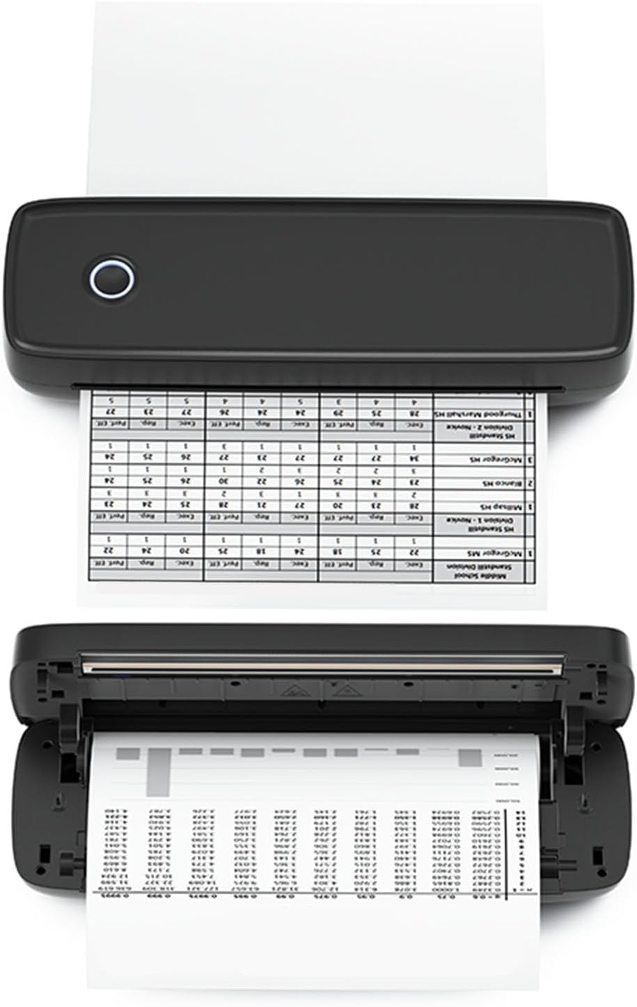 ZJchao A80 Portable Thermal Printer printing a document
