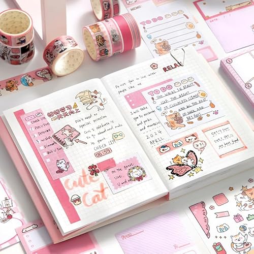 Prstincol CAT-LIHE Cute Cat Scrapbooking Kit,Scrapbook Supplies Kit thumb #4