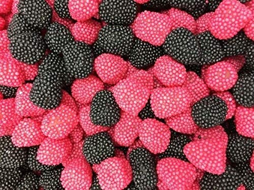 Black & Raspberry Berries 500g Share Bag by The Gourmet Sweet Company
