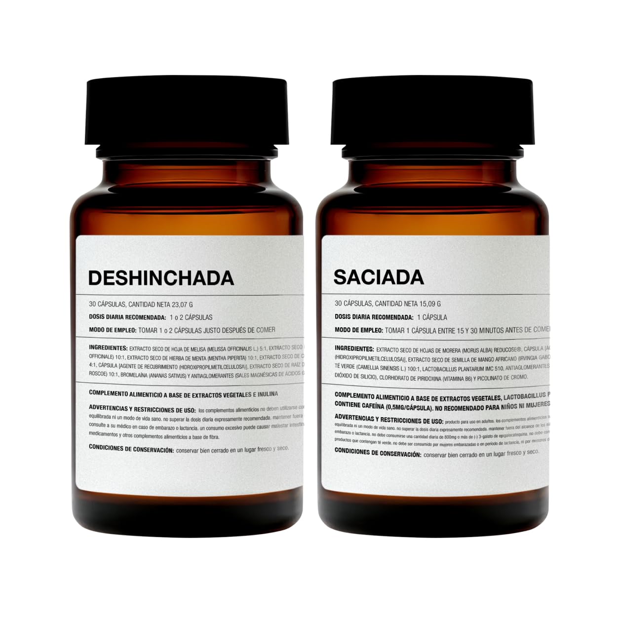 afrodite Pack Saciada + Deshinchada | Control Apetito e Hinchazón