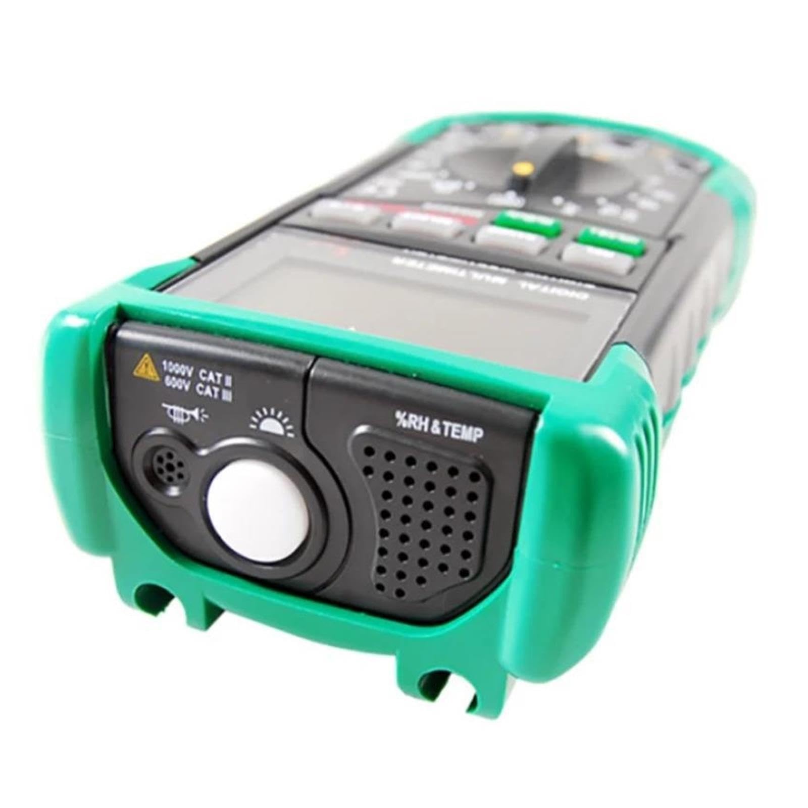 Multímetro Digital MS8229 5 en 1, probador de temperatura y humedad con iluminación de ruido, herramienta de diagnóstico, retroiluminación LCD de rango automático Para bricolaje
