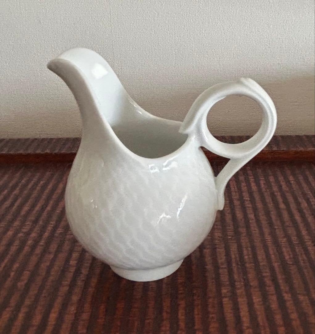 〈〉マイセン 波の戯れ ホワイト クリーマー、ミルク、シロップポット