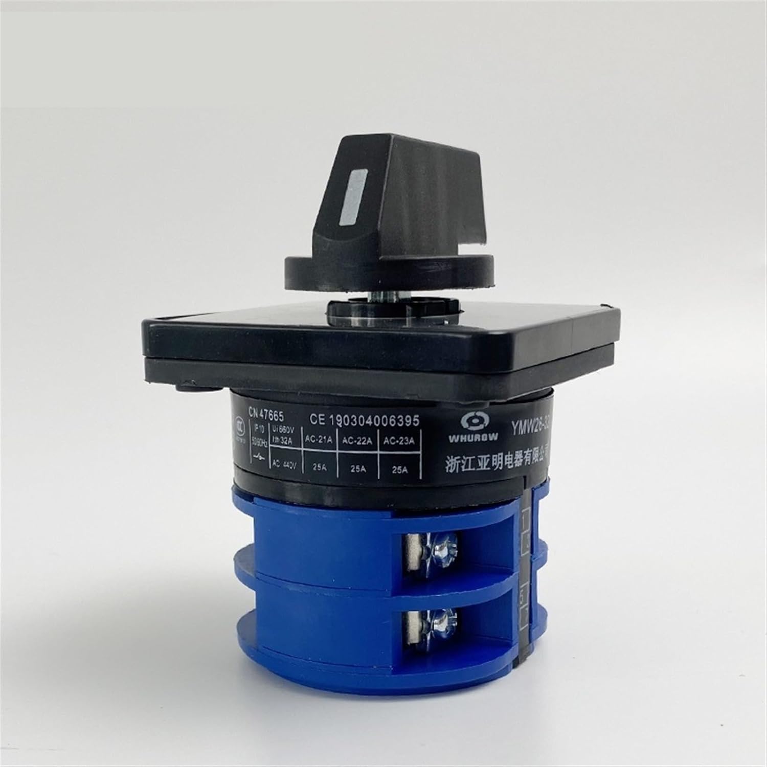 32A 660V Power Circuit Control selector Conversion Two-Pole Silver Contact Custom Rotary cam Switch YMW26 LW28 LW26-32/2(Off-ON)