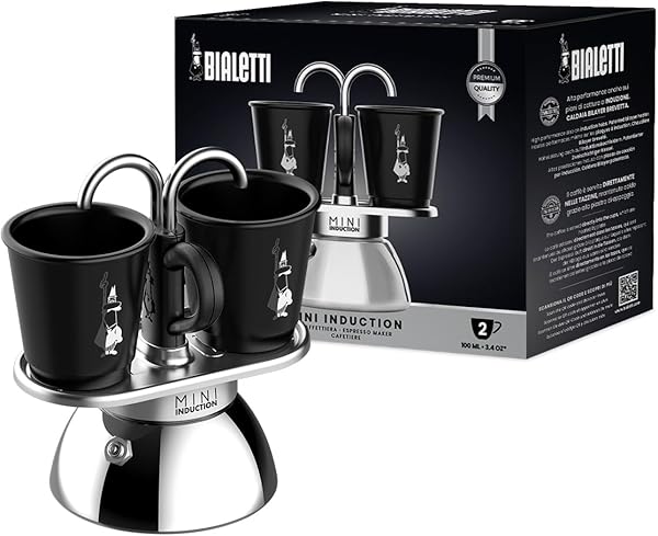 Bialetti Mini Express Induction Caffettiera 2 Tazze