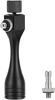 Binocular Tripod Adapter 1/4-20 Thread Quick Detachable Mount Suitable for Most Porro and Roof Binoculars (Black) Aluminium Universal Binocular Accessories