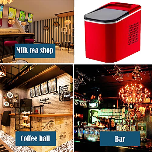 MHGD Kompakte Eismaschine, selbstreinigend, Eismaschine für die Arbeitsplatte, tragbarer Eiswürfelbereiter, einfach zu… – Bild 3