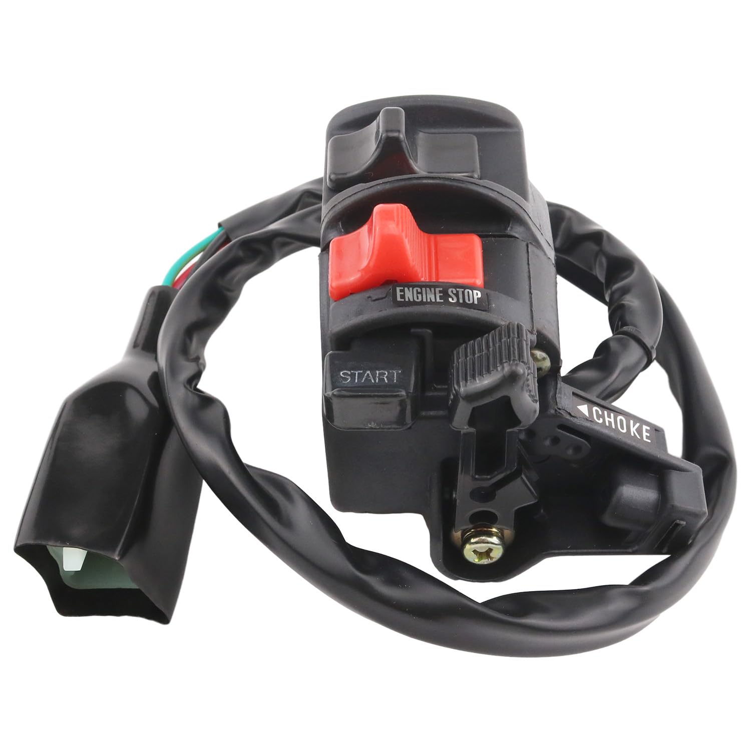 Handlebar Kill Switch Start Headlight 46091-1624 Compatible with Kawasaki Bayou 220 KLF220 1996-2002 250 KLF250 2003-2011