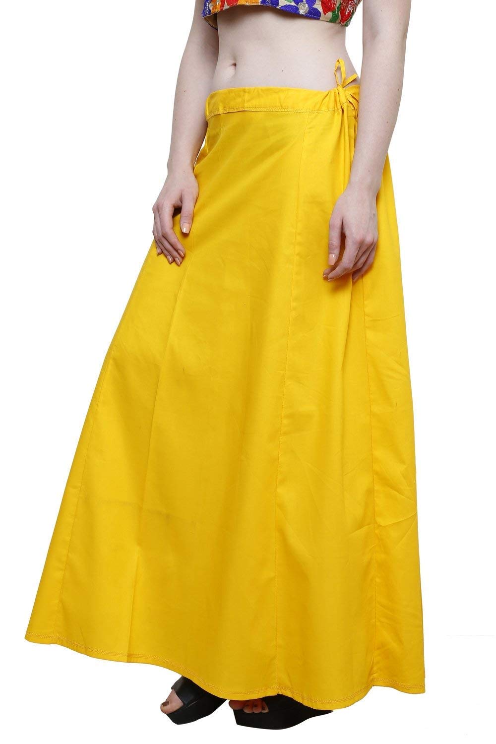 ridhi and sidhi Women's Cotton Indian Readymade Petticoat (Yellow, 40W x 38L)-picture-55