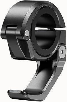 LOKTENWO Aluminum Alloy Motorcycle Helmet Hook Holder, Foldable Handlebar Hooks Dirtbike Helmet Hanger Suitable for Hanging Keys, Gloves, Luggage