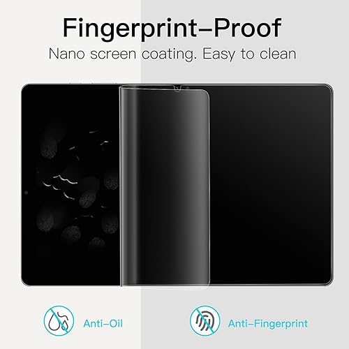 Miniatura 6 de JETech Protector de pantalla de papel para Samsung Galaxy Tab S9 PlusTab S9 FE Plus de 12.4 pulgadas, antirreflejo, película de PET mate para