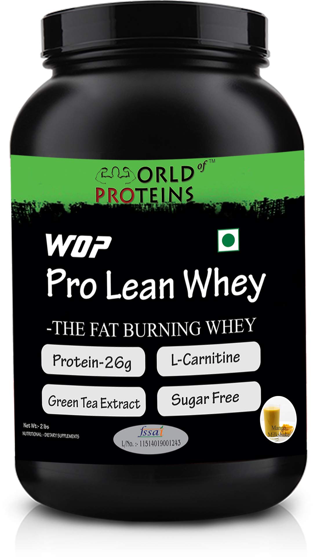 World of Proteins Pro Lean Whey 2 lbs Mango Milkshake Flavor (B07MN299C8) Amazon Price History, Amazon Price Tracker