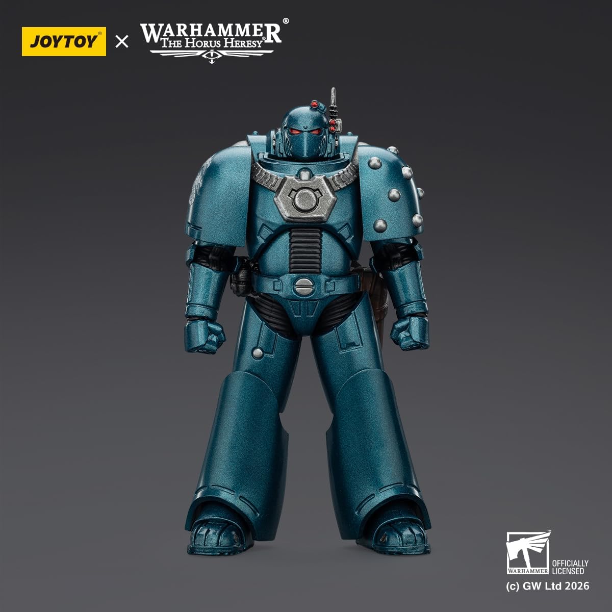 JOYTOY Warhammer 40K 1/18 Action Figure Alpha Legion MKVI Tactical Legionary 4.8in Mecha Toy Collector's Gift. Suitable for 15 Years and Above