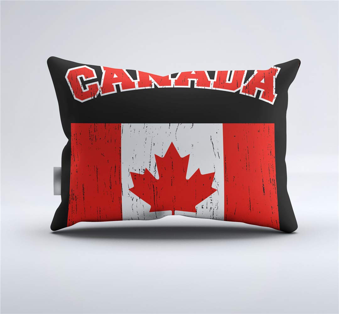 REALIN Set Biancheria Letto Bandiera Canadese Copripiumino Bandiera Foglia D'acero 2/3/4PCS Copripiumini/Lenzuola/Federe,Singolo,Matrimoniale,King (B,Super King-220×260cm-4PCS)