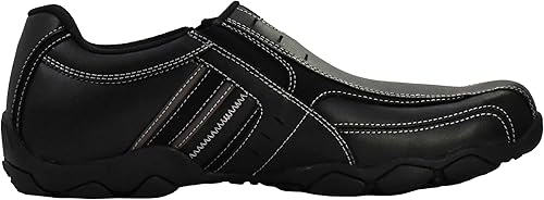 Miniatura 6 de Skechers Mocasines de meter con nervios de diámetro para hombre de EE. UU