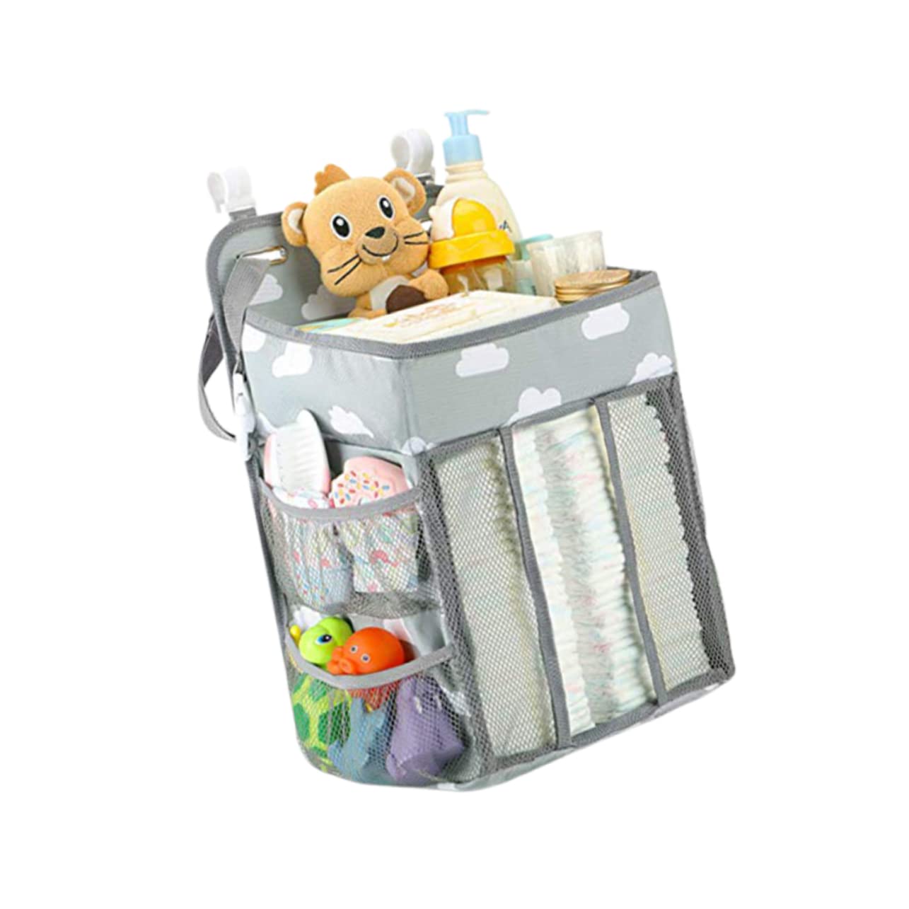 Rangement suspendu pour lit Cabilock : organisateur de couches et vêtements bébé