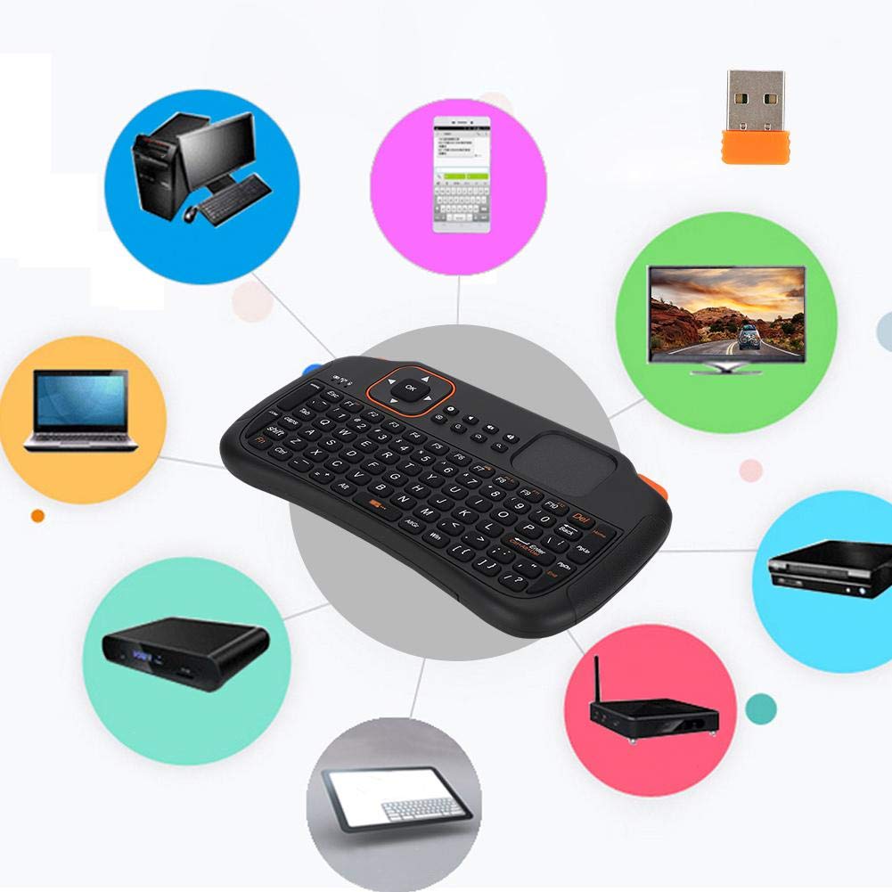 Combo Tastiera E Mouse Wireless 2.4GHz Con Retroilluminazione RGB E Supporto Per Tablet (fino A 7.79”), Ricaricabile