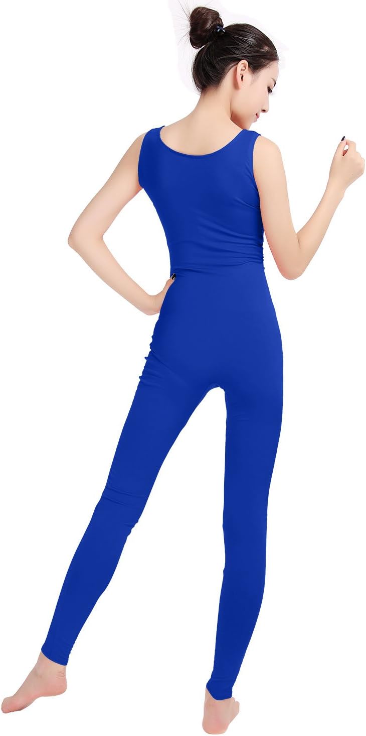 Shinningstar Girls Womens Scoop Neckline Ankle-Length Tank Tops Unitard