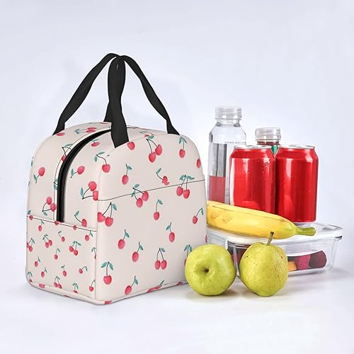 Miniatura 4 de Bolsa de almuerzo aislada reutilizable con estampado de leopardo para mujeres y hombres impermeable lonchera térmica para el trabajo oficina viajes