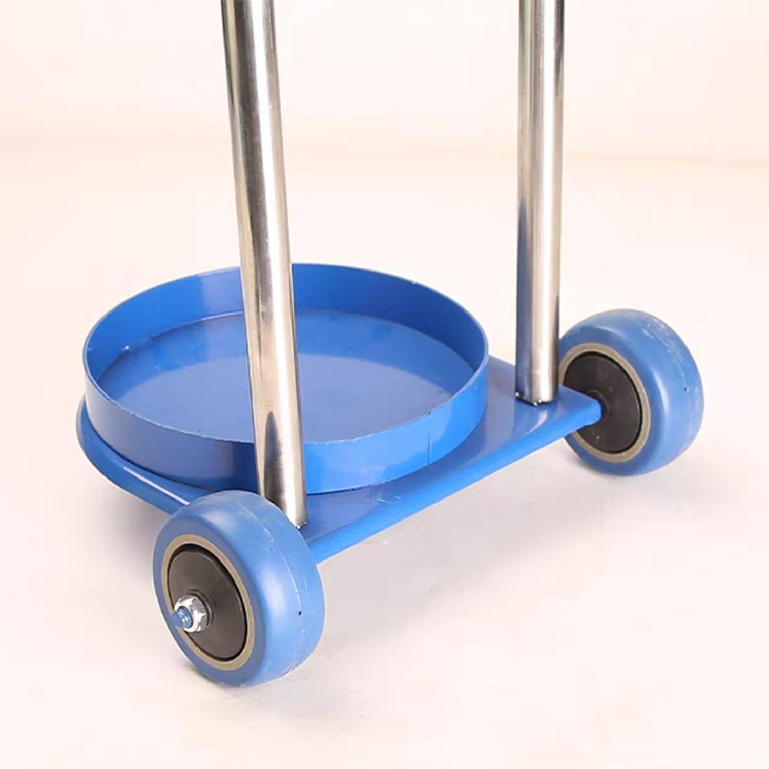 Tragbarer Sauerstoffzylinder Trolley Wagen Stahl Medizinische Gasflasche Handwagen mit Rädern für Krankenhäuser, Kliniken und häusliche Pflege - Einzeltankträger