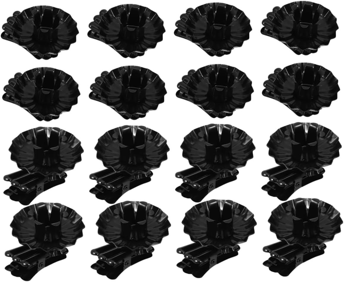 Levemolo 60pcs Metal Candle Clips for Christmas Holders for Taper Candles High-Temperature Resistant Clips for Holiday Decor and Events