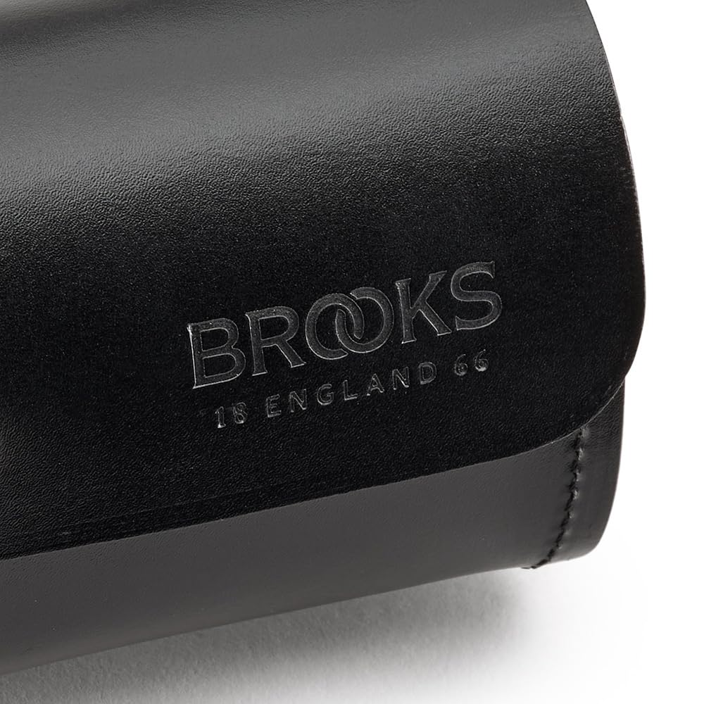 Brooks England Challenge - Bolsa de sillín de 0,5 L, Color Negro, Accesorio de Ciclismo para sillín de Bicicleta de Cuero