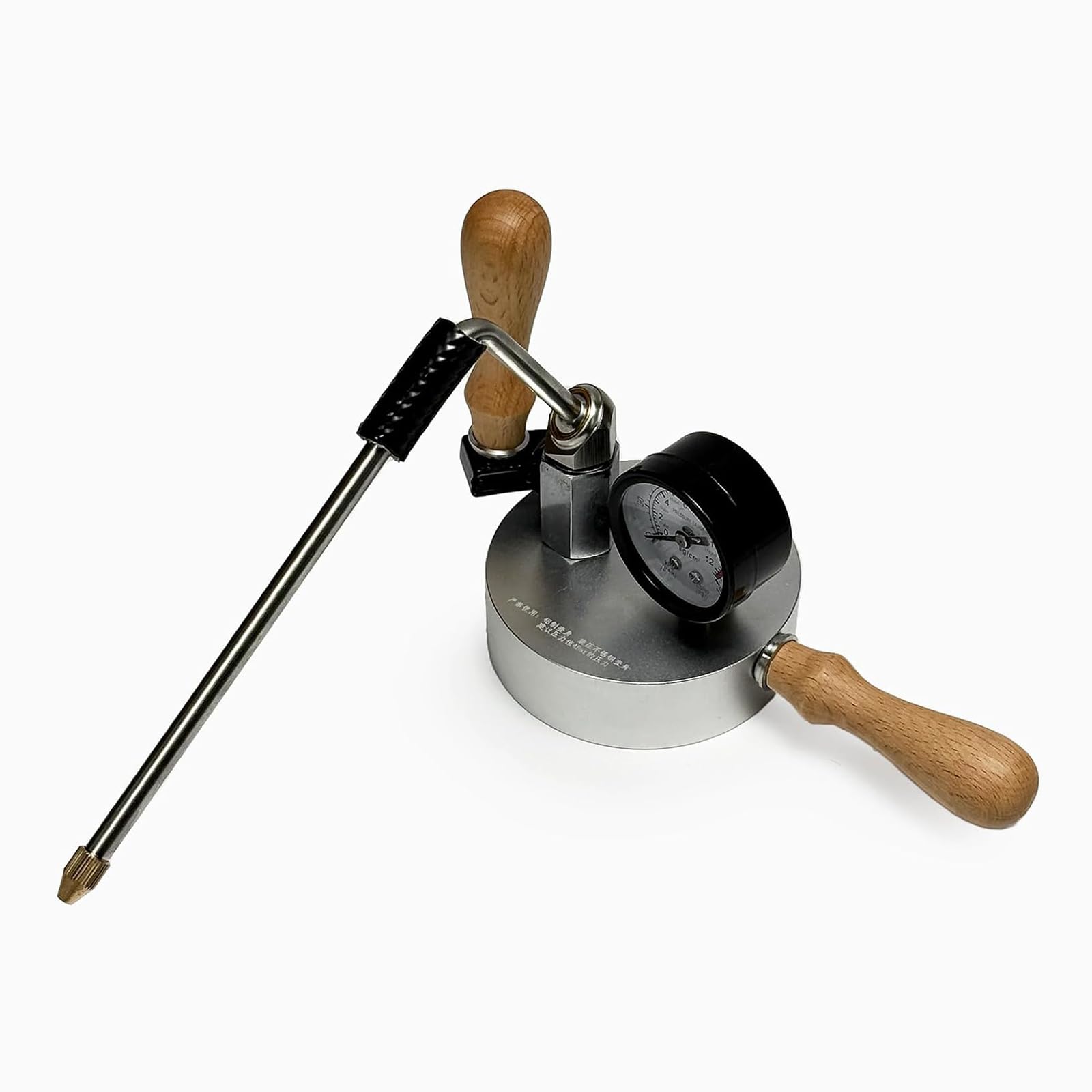 THYXGS Outdoor Steamer Milk Frother, Manual Steam Boiling Water Frothing Machine, With Relief Valve & Pressure Gauge, Max 4 Bar, Open Flame And Induction Hob Compatible