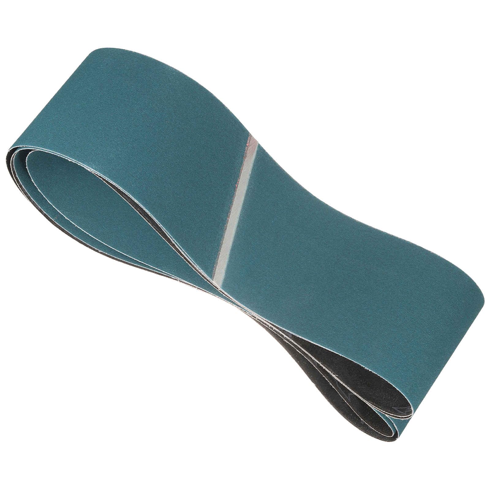Kozelo 2 Pack Sanding Belts 152mm x 2260mm 120 Grit Zirconia Abrasive Belt Sander Paper for Belt Sander Metal Grinding Wood Working Weld Rust Removal