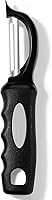 Rainspire Vegetable Peeler: Sharp Stainless Steel Swivel Blades, Non-Slip Comfort Handle, Potato Eye Remover, Dishwasher Safe