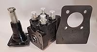 CPC Offroad 200ML Orbital Steering Valve Kit with 3" Column & Mounting Plate - Universal Hydraulic Steering for Tractors & Trucks