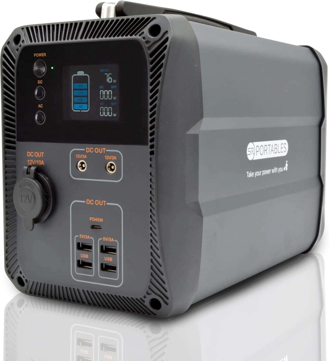 SR Portables Cleo Lithium Solar Generator Indoor/Outdoor Portable