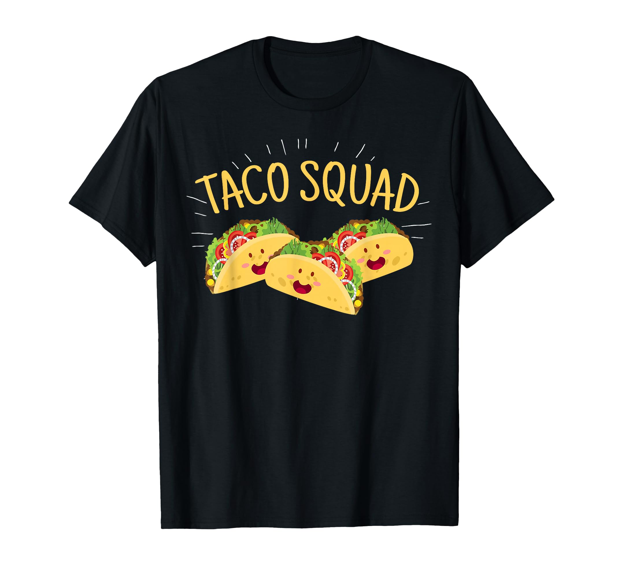 Funny Taco Squad T-Shirt Cute Mexican Food Lover Tee Gift T-Shirt