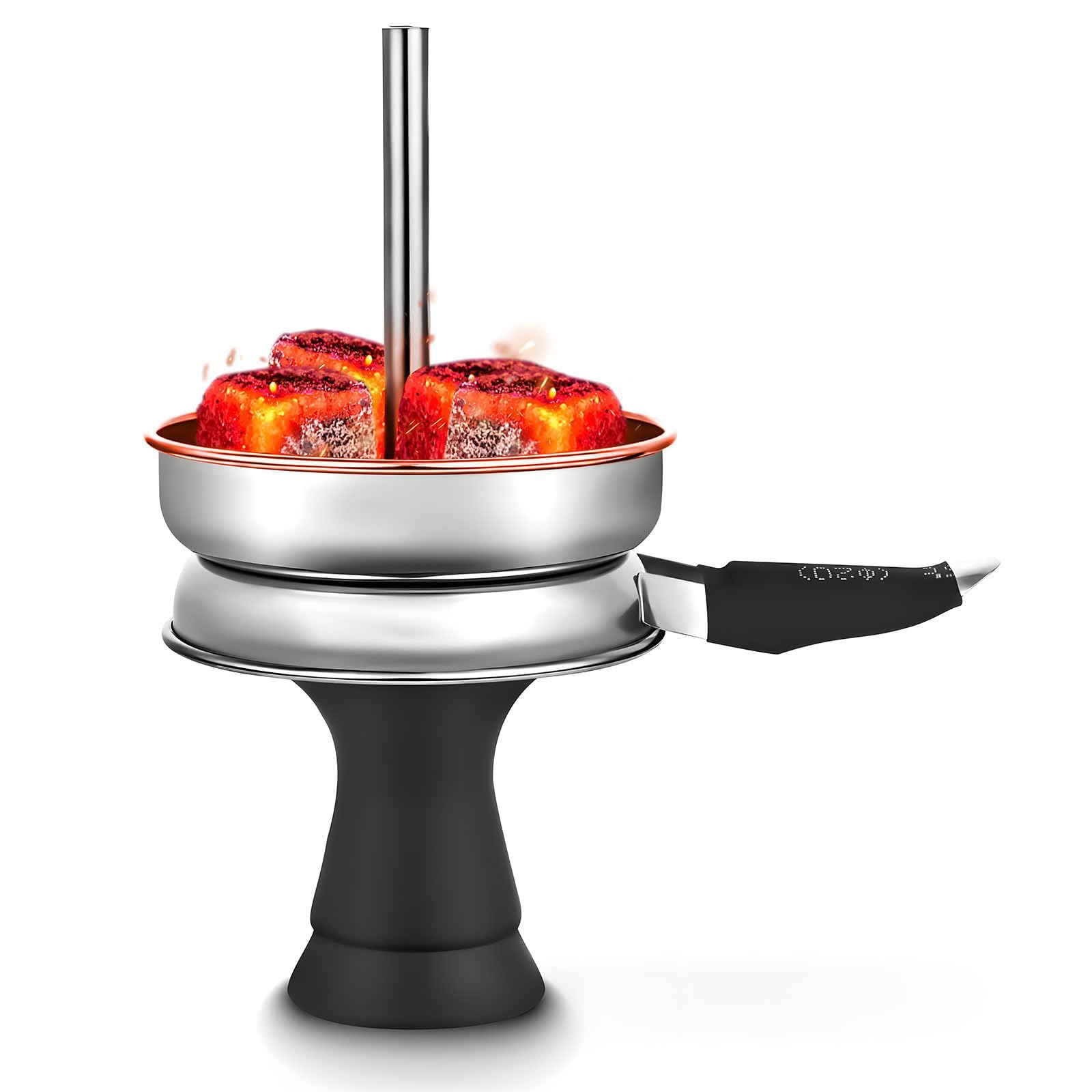 Hookah Bowl Set Silicone Phunnel Bowl with Hookah Charcoal Holder Premium Heat Management Screen for Smoking Hookah Easy