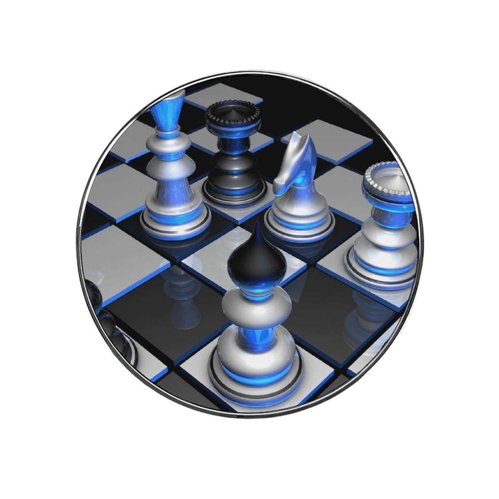 Blue Chess Refrigerator Magnet Decorative Locker Magnet For Kitchen And Office Home Décor