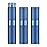 LISAPACK 8ML Atomizer Perfume Spray Bottle for Travel (3 PCS) Empty Cologne Dispenser, Portable Sprayer (Blue)