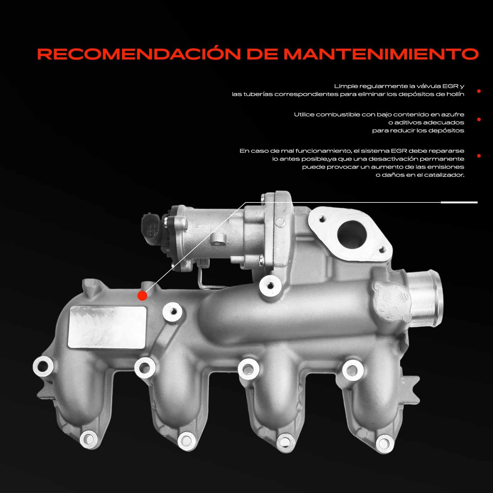 Frankberg Válvula EGR 4M5Q9424CA | Compatible con: Galaxy WA6, Torneo Focus II DA DS FFS, Mondeo IV BA7, Focus II Saloon DB DH FCH, Focus II DA DP HCP
