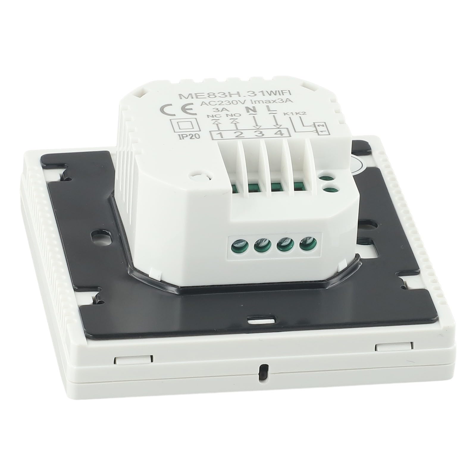 Termostato digitale per caldaia a gas e riscaldamento a pavimento elettrico, regolatore di temperatura programmabile LCD con controllo vocale, programma settimanale 5+2/6+1, blocco bambini, funzione